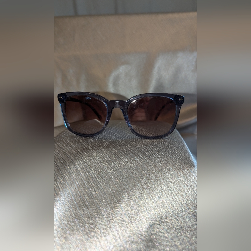 FOSSIL Sunglasses Blue Plastic/Metal Frames with Brown Lens